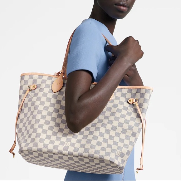 ✨Rose Ballerine Neverfull With Pouch Authentic - Picture 3 of 14